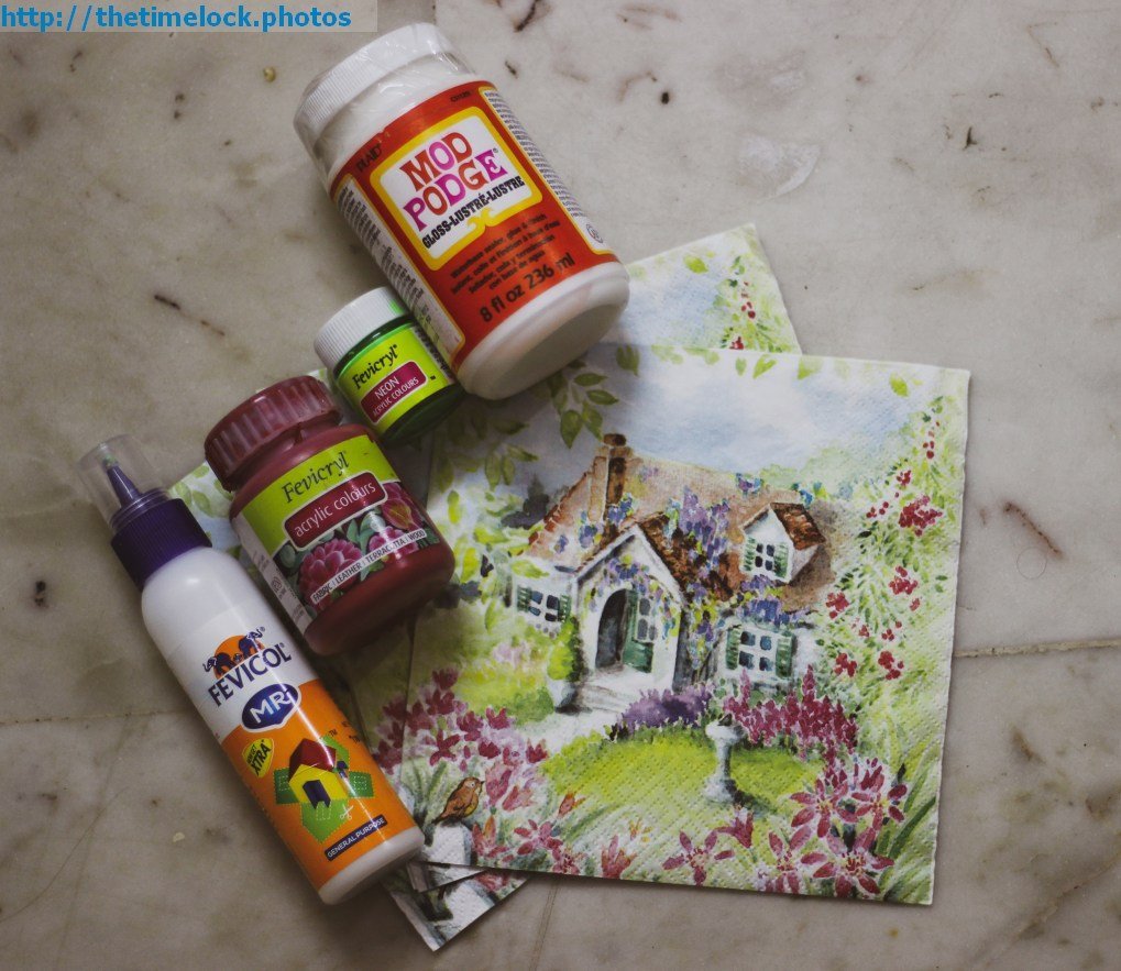 What is Mod Podge - Decoupage India